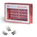 Beautyu Homelashes Mascara Look I eyelash fan for the eyelash extensions at home I 48 compartments in 3 different lengths I Artificial silk corners/eyelashes I Suitable for sleeping