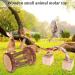 CCCYMM 6 Pcs Pet Natural Wooden Chew Toys Dumbells Exercise Bell Molar Toy for Parrot Rabbit Chinchilla Guinea Pig Hamster Small Animals - Buy Online on GoSupps.com