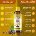 GuruNanda Castor Oil (8 Fl oz) 100% Pure & Natural - Cold Pressed & Hexane-Free Hydrating Carrier Oil for Skin Hair Eyebrows & Eyelashes Growth - Buy Online on GoSupps.com