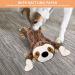 Durable Dog Toys: Plush Tug-of-Peak with Crinkle and Rope for Puppies & All Sizes - Buy Online on GoSupps.com