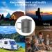 OUTXE Titanium Pot 750ml with Lid - Ultralight Foldable Handle Eco-Friendly Cup - Buy Online on GoSupps.com