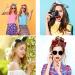 6-Piece Vintage Print Elastic Hair Bands | Daily & Party Use Headbands for Girls - Buy Online on GoSupps.com