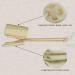 Natural Exfoliating Loofah Back Sponge Scrubber Brush with Wooden Handle - Bath and Shower Spa Tool - Buy Online on GoSupps.com