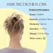 CAISHA Jumbo Haardary Hairgum DOTT - Perfect for Floral Updos & Bridal Hairstyles | Wavy Brown-Blond Mix | Ideal Size 17cm - Buy Online on GoSupps.com