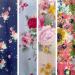 Dreshow 4-Piece Women's Elastic Flower Printed Headband Set - 1950s Vintage Cotton Knitted Twisted Soft Turban - Pink Green Blue Navy - International Shipping Available - Buy Online on GoSupps.com