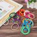 JCF Elastic Hair Bands 50Pcs - Multicolor Hair Ties for Women and Girls - Buy Online on GoSupps.com
