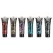 Gel with mystical coarse glitter by Moon Glitter - 12ml - Set of 6 colours - Glitter face paint
