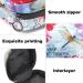 Stylish Menstruation Pad Bag with Zipper | Women's Napkin & Tampon Organizer | European Flower Design - Buy Online on GoSupps.com