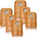 WILLBOND 6 Pieces Sewing Thimble Finger Protector Leather Coin Thimble Pad Thimble Cover for Knitting Sewing Quilting Pin Needles Craft Accessories DIY Sewing Tools  3 Sizes