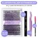 DIY Lash Extensions Set - Cluster Lashes & Eyelash Bond & Seal Kit (20D & 30D C Curl 12-16mm) | At-Home Eyelash Extensions - Buy Online on GoSupps.com