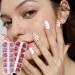 Nail Art Gems Nail Gems 2 Plates Rhinestones for Nail Art 2 Colors 12 Grids Different Shape 3D Nail Art Gems with Rhinestone Picker Dotting Pen for Beginners Nails Salon Craft Style1 red - Buy Online on GoSupps.com