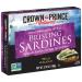 Crown Prince Natural One Layer Brisling Sardines - Mediterranean Style, 3.75-Ounce Cans (Pack of 12) Mediterranean Style 3.75 Ounce (Pack of 12)