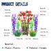 QIODAZOO 7 PCS Plastic Aquarium Plants - Realistic Artificial Aquatic Decorations for Fish Tanks - Buy Online on GoSupps.com