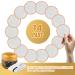 Veemos Reusable Cotton Pads - 14 Double-Sided Makeup Remover Pads with Washable Bag & Storage Box | Eco-Friendly Bamboo Cotton (Beige) - Buy Online on GoSupps.com