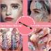 Body Face Chunky Glitter Gel Pink White & Silver Sparkles for Concerts Festivals & Raves | 150ml Mermaid Glitter Makeup - Buy Online on GoSupps.com