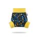 Petit Lulu Pull Up Cloth Nappy Wrap | Size M | Washable Diaper Wrap | Reusable Cloth Nappies | Made in Europe (Ocean Treasures)