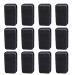 Shoe Sponge Eraser | Black Polish Sponge For Leather Care | Sneaker Sponges Shoe Polish Sponge 12pcs Large Instant Shine Sponge Leather Boot & Shoe Shine Sponge