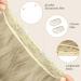 FESHFEN Invisible Wire Hair Extensions - Long Wavy 20 Inch Ash Blonde - Adjustable Size - 2 Secure Clips - Synthetic Hair Headband for Women - Buy Online on GoSupps.com