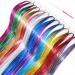 Sparkling Hair Tinsel Kit - 2100 Strands, 47 Inch with Tool, 12 Colors - Perfect for Christmas Decorations - Hair Extensions for Women and Girls - Buy Online on GoSupps.com
