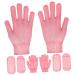 minkissy 4 Sets Spa Moisturizing Socks Dry Feet Socks Hand Moisturizer Gloves Scrub Mitts Spa Hand Mitts Hand Skin Care Gloves Moisturizing Gloves Exfoliating Gloves Sock Cotton Foot Gel
