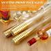 CHENGU 150 Pcs 5oz Gold Glitter Plastic Champagne Flutes - Disposable Wedding Party Glasses - Buy Online on GoSupps.com