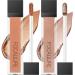 FOCALLURE 2PCS Liquid Glitter Eyeshadow Metallic Shimmer Eye Shadow Long Lasting Waterproof Eye Makeup High Pigmented Quick-Drying Sparkling Eyeshadow Highlighter Baked