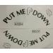 SuperM Toilet Seat Decal: PUT ME DOWN - Funny Bathroom Reminder Sticker - Buy Online on GoSupps.com