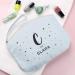 Herz & Heim Light Blue Cosmetic Bag - Personalized Travel Accessory for Home & On-the-Go - Buy Online on GoSupps.com