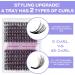 240PCS 16-20mm D Curl 3D Effect Individual Eyelash Extensions | DIY 3D/40D-0.07-D Clusters | RR-16-20mm - Buy Online on GoSupps.com