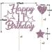 Purple Glitter Happy 11th Birthday Cake Topper with Cupcake Toppers - 11th Birthday Cupcake Decoration 11th Birthday Cake Decor for Boys or Girls (11th) - Buy Online on GoSupps.com