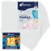 Canvas Panels 8x10 Inch 12-Pack 10 oz Double Primed Acid-Free 100% Cotton Paint Canvases for Painting Blank Flat Canvas Board for Acrylics Oil Watercolor Tempera Paints 8x10 12