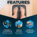 ESTIO EMS Footprint - Portable Foot Massage Device with Remote 39 Levels & 10 Modes for Enhanced Circulation - Buy Online on GoSupps.com