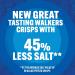 Walkers Less Salt Dash of Salt & Vinegar 6pk Green - Buy Online on GoSupps.com