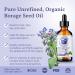 Bella Terra Oils Borage Seed Oil. 120ml. 100% Pure. Cold-pressed. Unrefined. PA-free. Hexane-free. Rich in GLA. Natural Moisturizer for Skin Hair. 120 ml (Pack of 1) - Buy Online on GoSupps.com