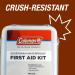 Coleman Sportsman Waterproof First Aid Kit - 100 Pieces | Essential Outdoor Emergency Supplies - Buy Online on GoSupps.com