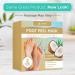 Dermora Foot Peel Mask - 2 Pack for Dry, Cracked Feet - Exfoliating & Softening Treatment with Coconut Scent - Buy Online on GoSupps.com