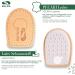 Sulpo Heel Spur Pillows - Pain Relief Inserts for Men & Women | Leather & Latex Foam | Sizes 42-46 | Achilles Tendon Support - Buy Online on GoSupps.com