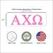 Alpha Chi Omega Stickers - Greek Sorority Decals for Car, Phone, Laptop & Home Decoration - Buy Online on GoSupps.com