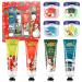Boobeen 8 Pack 4 Cr me pour les mains et 4 Baume l vres Lotion pour les mains pour les femmes Baume l vres Nourrissant et hydratant Soin des l vres et des mains Lot de 8