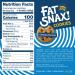 Fat Snax Low-Carb Soft Baked Keto Cookies - Chocolate Chip (Pack of 12) | Almond Flour, Gluten-Free, Low Sugar Snack | 2g Net Carbs, 8g Fat - Buy Online on GoSupps.com