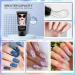 Morovan Poly Gel Starter Set - 20 Color Glitter Clear Poly Gel Nails with UV Lamp Base & Top Coat Slip Solution - Perfect for Women's Nail Art - Buy Online on GoSupps.com