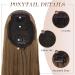 Fine Horseplay Extensions | 50cm Synthetic Drawstring Ponytail in Moss Brown Long Straight Braid for Women - Buy Online on GoSupps.com