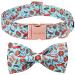 Unique Style Paw's dog collar with fly comfortable dog collar made of cotton adjustable turkey fly collar for young girls dogs fly collar with metal buckle (XS neck 20.3-30.5 XS Turkey party