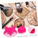 Fox Scrub Makeup Cosmetic Brush Cleaning Mat Portable Washing Tool Makeup Cleaning Mat Hair Brush Cleaner Makeup Brush Cleaner Mat Makeup Brush Cleaning Pad Makeup Brush Scrubber 17x15cm Rosy - Buy Online on GoSupps.com