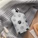 Cute Gray Paw Hot Water Bottle with Plush Cover - Hand Warmer for Adults & Children | 26.5x15.3cm - International Shipping Available - Buy Online on GoSupps.com