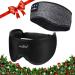 MUSICOZY Sleep Eye Mask Bluetooth Headband for Women Men 3D Contoured Cup Night Eye Mask Blindfold for Sleeping with Light Blockout Sleep Mask for Side Sleeper Travel Office Night Mask 2 Packs