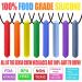 8 Pack Diamond Sensory Chew Necklace by GNAWRISHING - Food Grade Silicone for Autistic ADHD Kids - Rainbow Color - Buy Online on GoSupps.com