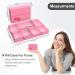 7 Compartments Travel Pill Case - Foldable Travel Organizer with Magnetic Button | Hot Pink Vitamin Supplement & Medicine Holder - PILLY - Buy Online on GoSupps.com