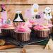 Whaline 48Pcs Halloween Ghost Cupcake Toppers with Paper Sticks and Glue Points 8 Design Cute Pink Black Ghost Cupcake Picks Halloween Cake Toppers for Halloween Birthday Party Cake Decorations - Buy Online on GoSupps.com