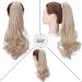 Buy 18 Heat-Resistant Ponytail Extension - Real Hair Feel Smooth & Wavy - Dark Blonde & Mixed Blonde - Buy Online on GoSupps.com